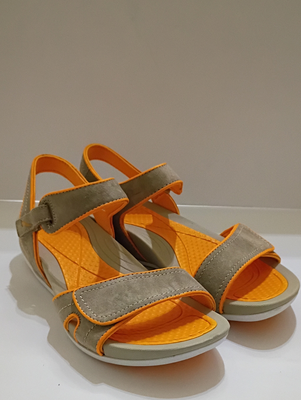 Dansko Comfortable Orange & Gray Sport Sandals Size 41/10.5